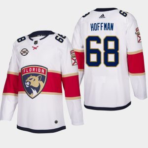 Lapsille NHL Florida Panthers Pelipaita Mike Hoffman #68 Silver Anniversary Commemorative Road Valkoinen